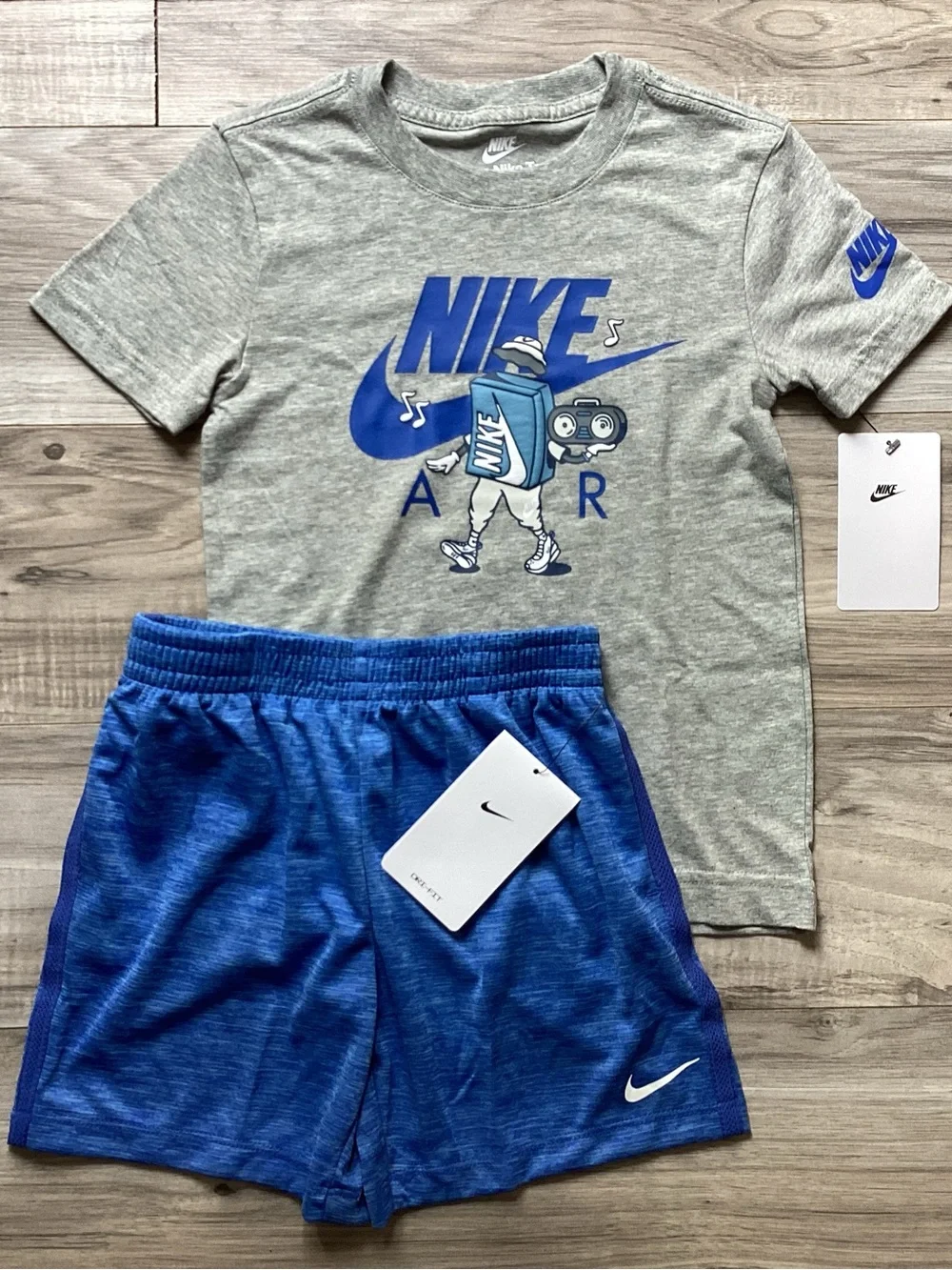 Nike boys Tee & Shorts outfit size 4/4T(NWT) ~PRICE IS FIRM, NO OFFERS~ - Picture 1 of 4
